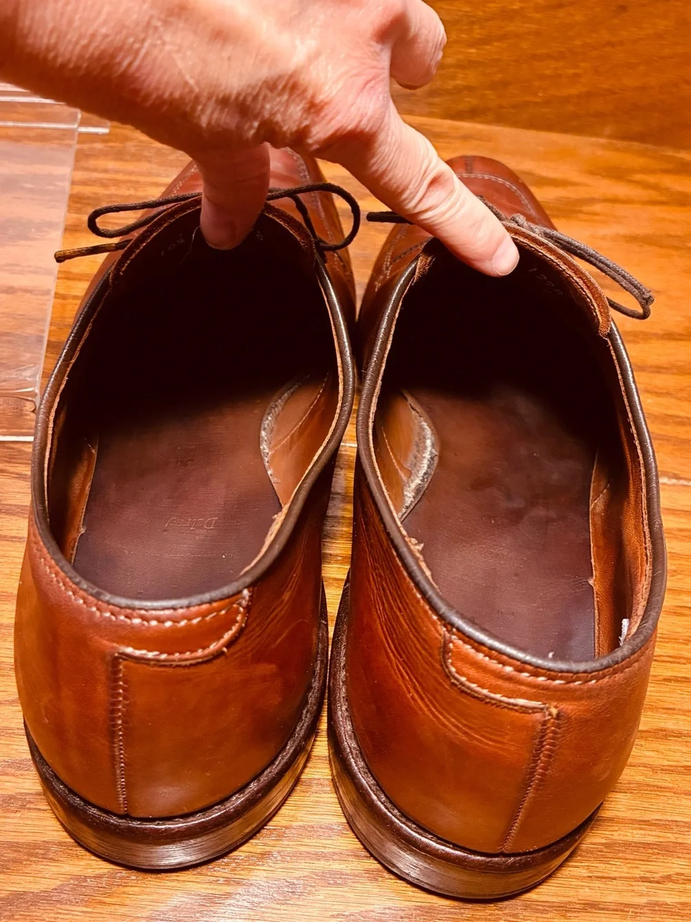 Allen Edmonds Delray USA Made Split Toe Derby Shoes Brown Men’s 10.5